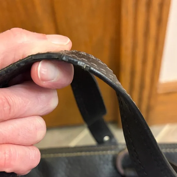 Coach Black Pebbled Leather Shoulder Bag D0851-F12339 Minimalist - Picture 13 of 15